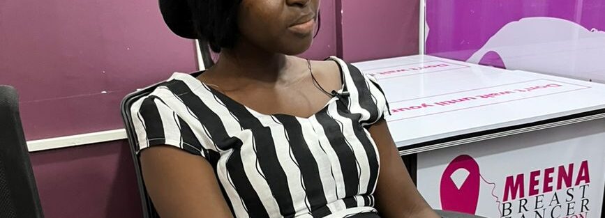 Afua Pedenima is not giving up on fighting breast cancer to save her life