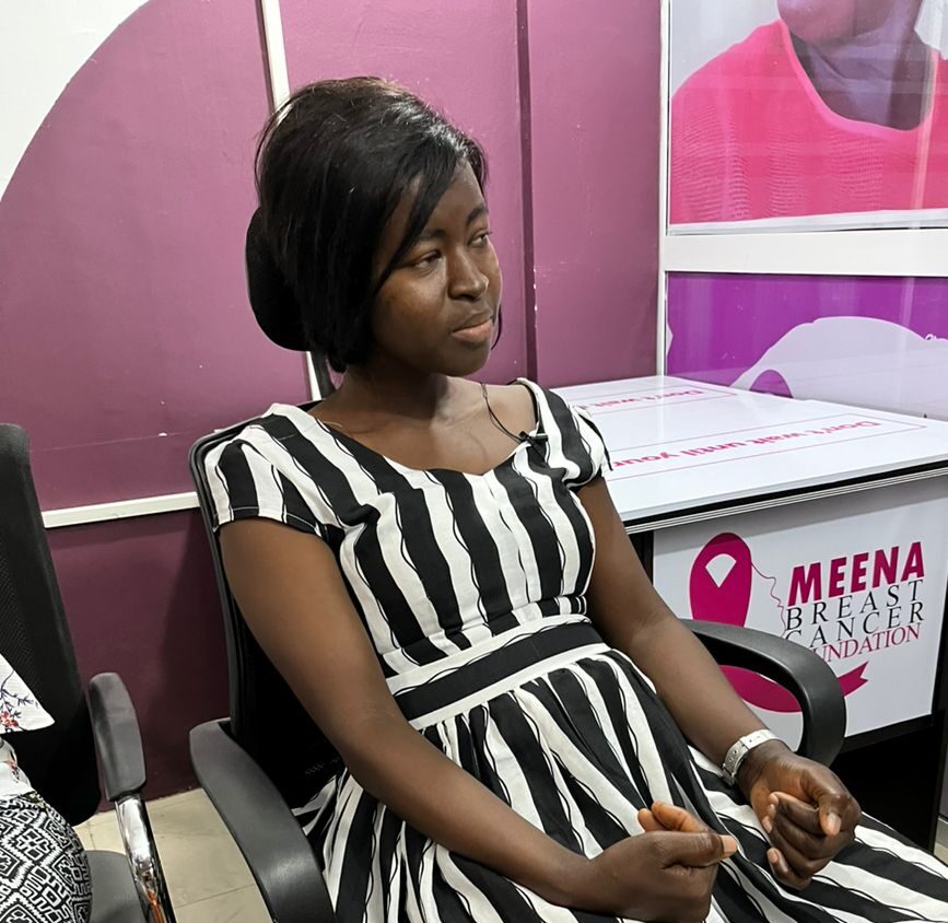 Afua Pedenima is not giving up on fighting breast cancer to save her life