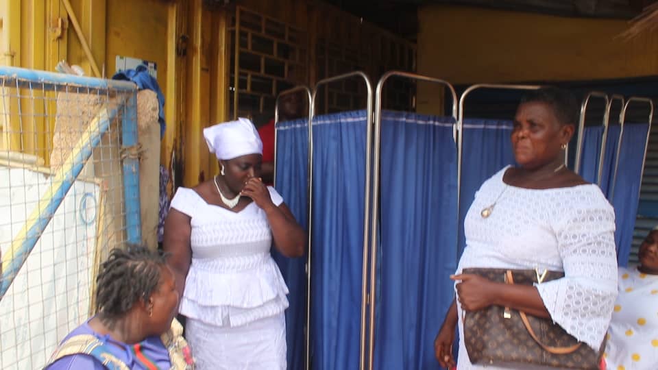 Some widows taking turns to get screened